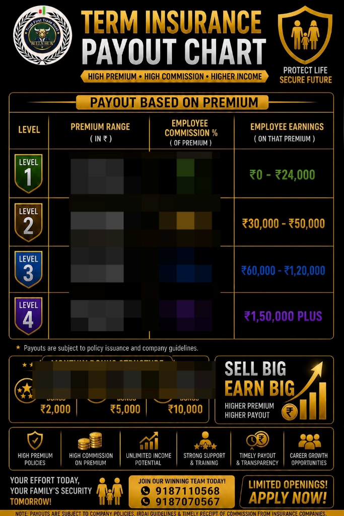 Insurance Payout Chart